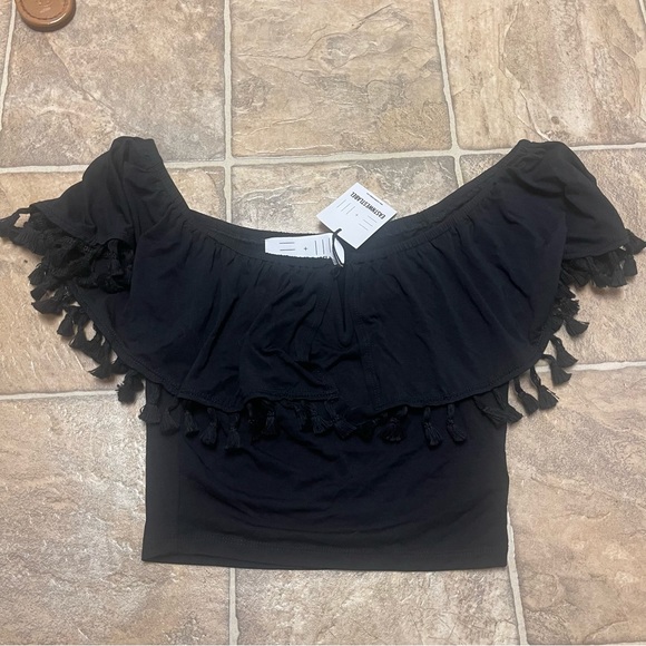 EASTNWEST Label Romy crop top size 1 - Picture 2 of 2